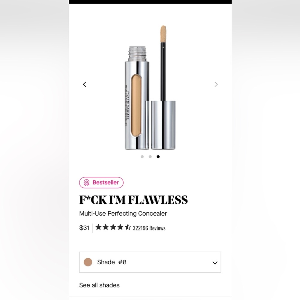 Brand New IL MAKIAGE F*ck I’m Flawless Multi-Use Perfecting Concealer shade # 08